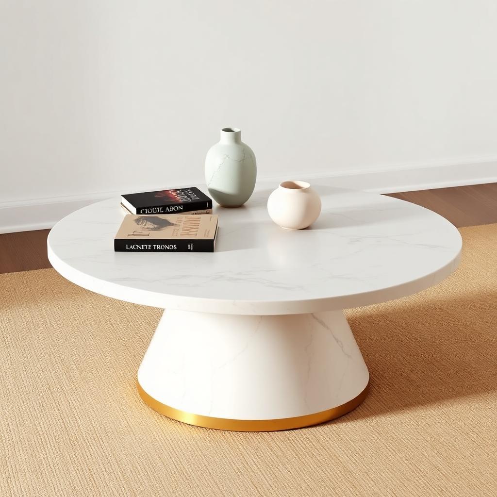 Minimalist Marble Coffee Table